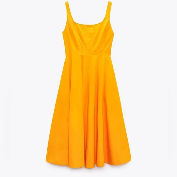 Zara Poplin Tank Dress - Picture 12 of 16